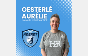 Oesterlé Aurélie Nouvelle entraîneur SF2